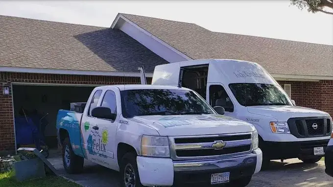 Felix air services work trucks